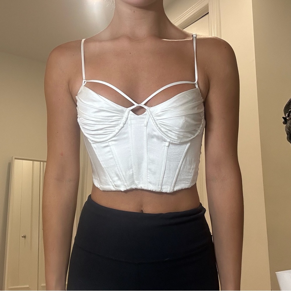 White Corset Top